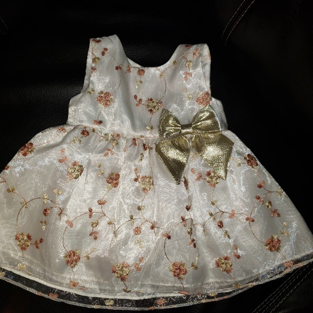 La Princess girls dress size 12 months